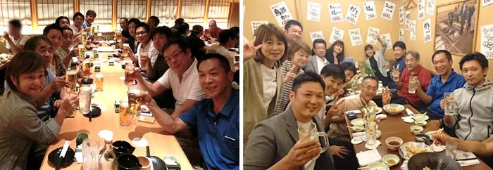 終了後の親睦会